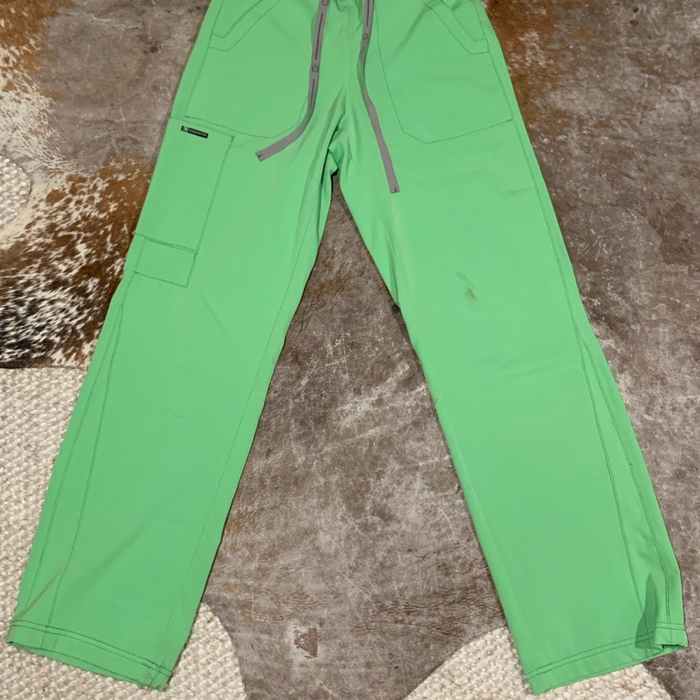 Green Cargo Pants with Relaxed Fit